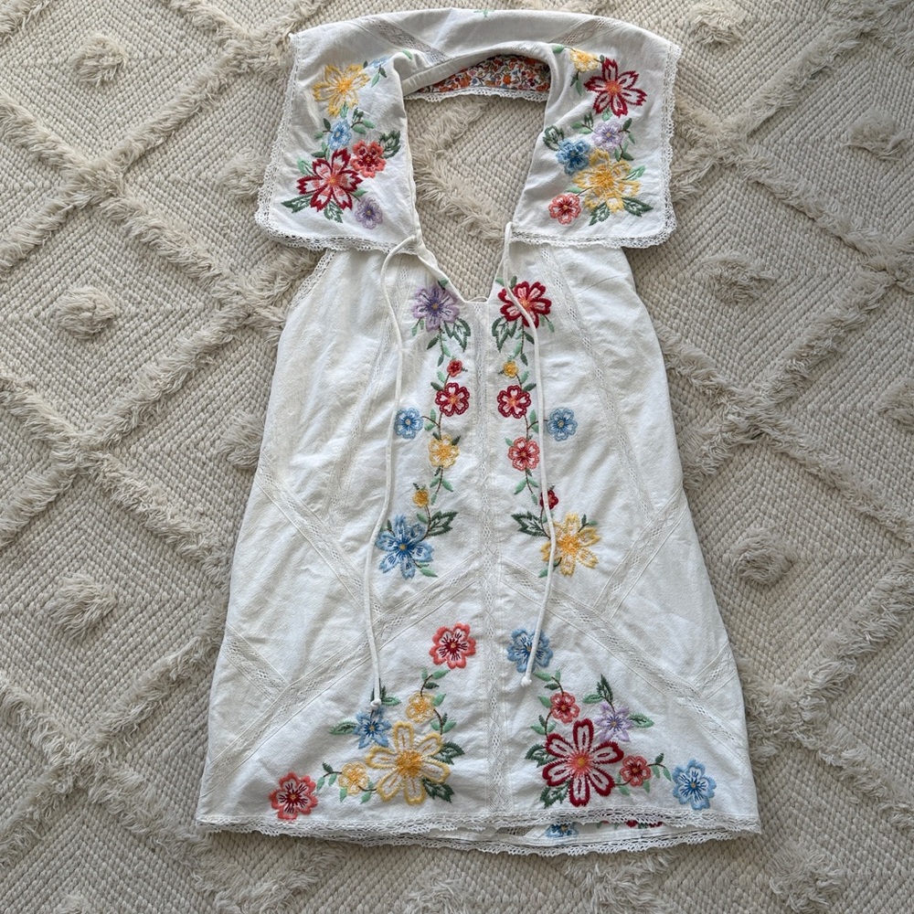 Free People Willow Embroidered Mini Dress - Picture 4 of 7